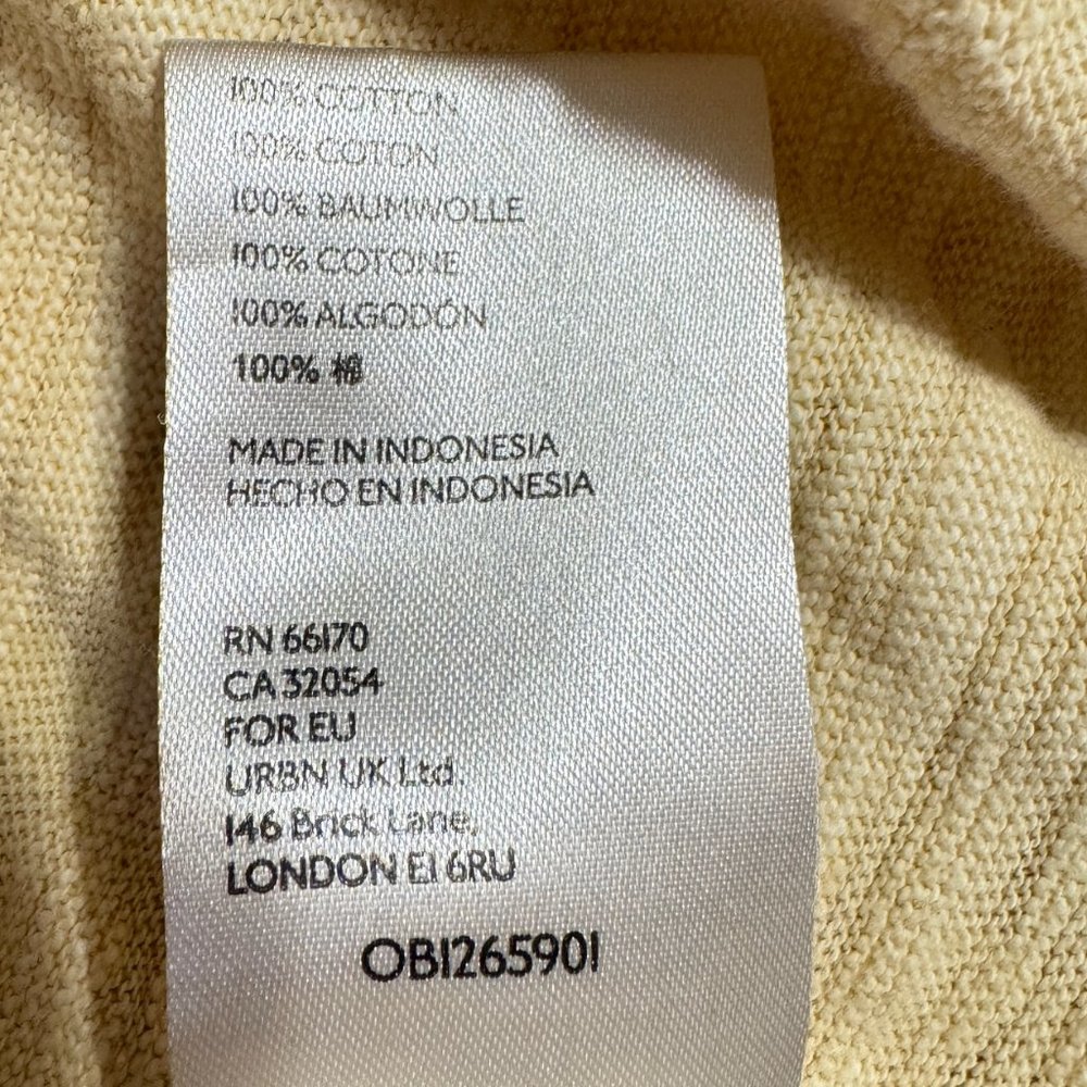 Free People Yellow Distressed Sweatshirt - Picture 6 of 8